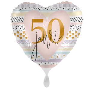 Folienballon "Creamy Blush 50 Jahre"