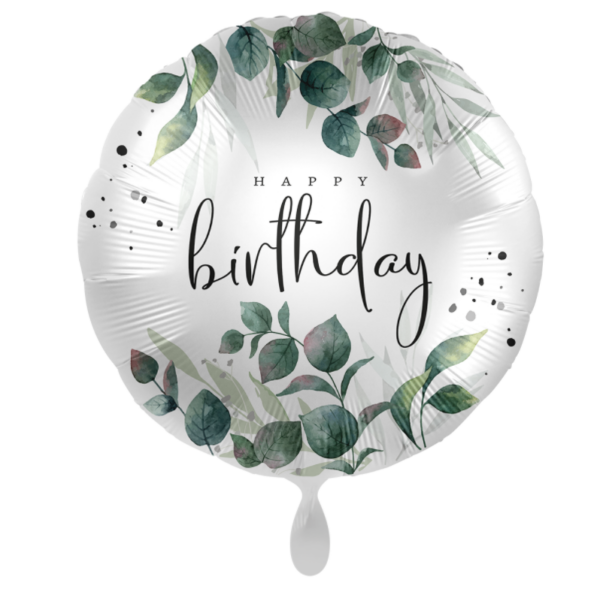 Folienballon "Happy Birthday" Magic Grün