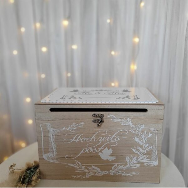 Box für Hochzeitspost
