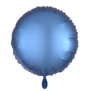 Folienballon silk lustre blau