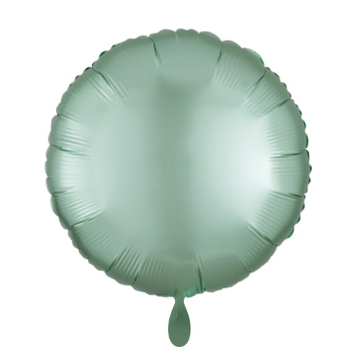 Folienballon silk lustre mint