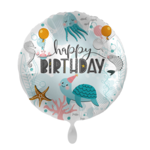 Ballon Happy Birthday Waterworld