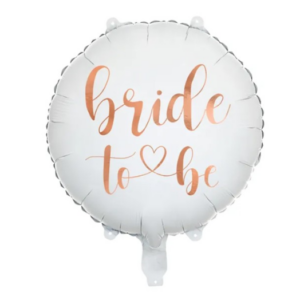 Folienballon bride to be