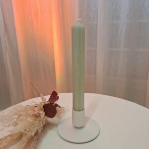 Stabkerze rustic salbei hell