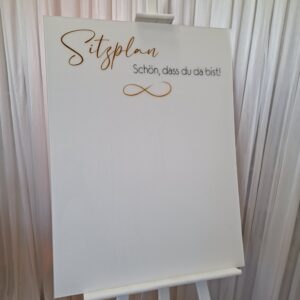 Sitzplan Acryl