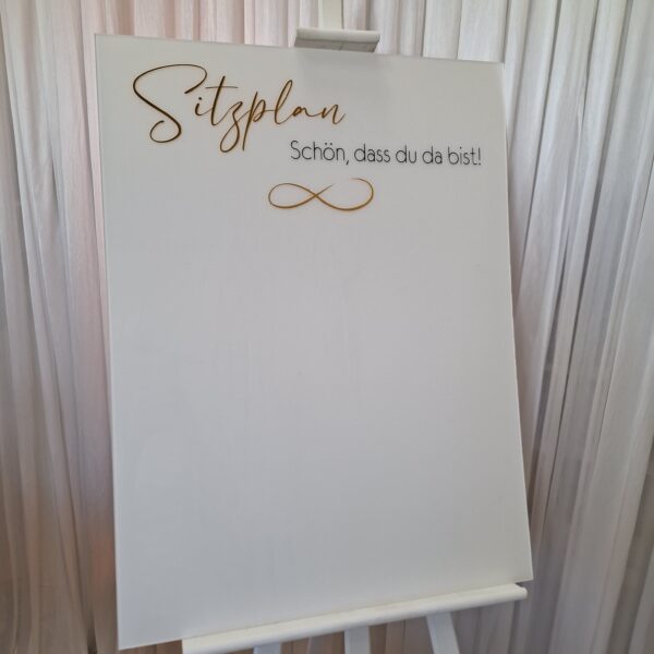 Sitzplan Acryl