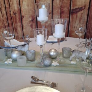 Tischset salbei/silber