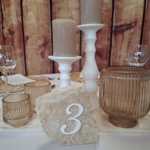 Tischnummer Stone