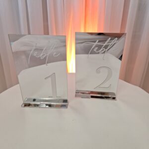 Tischnummer Spiegel