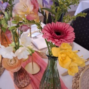 Floristik für Tischset bunt