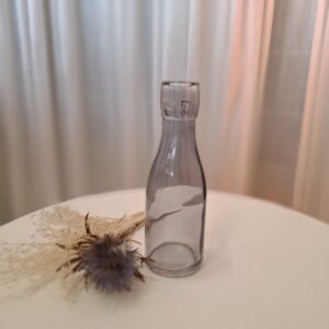 Vase Flasche grau