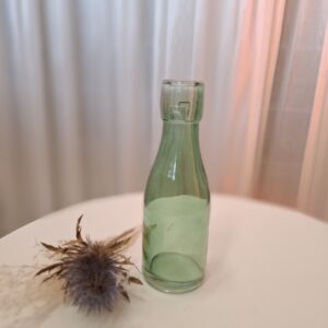 Vase Flasche dunkelgrün
