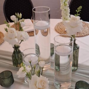 Floristik Tischset Elegant Greenery rund